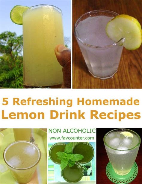 5 Refreshing Homemade Lemon Drink Recipes Non Alcoholic For Party