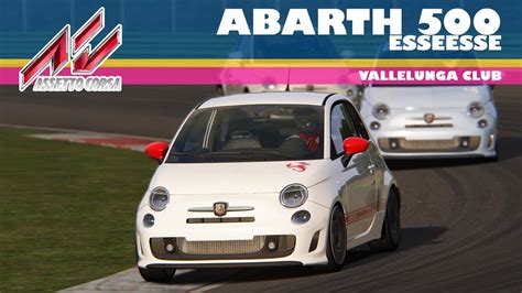 Abarth 500 At Vallelunga Club Assetto Corsa Logitech G29 YouTube