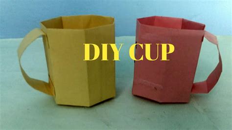 Diy Mini Paper Cup Paper Crafts For School Paper Craft Easy