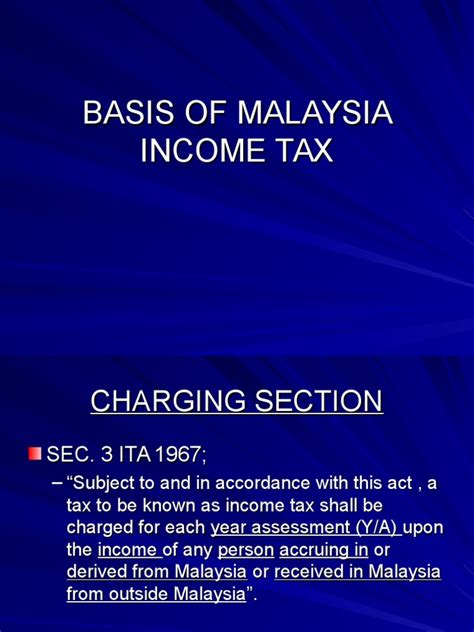 No need to wander anywhere. Basis of Malaysia Income Tax | Double Taxation | Taxpayer