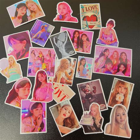 Gidle Stickers 100 Assorted Gdle Nxde Stickers Gidle Etsy Australia