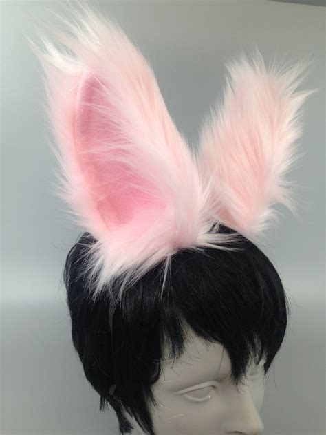 Rabbit Ears Choose Your Color Bunny Ears Faux Fur Animal Etsy