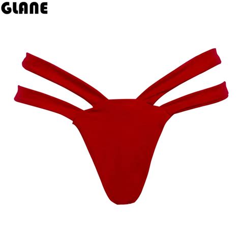 Mini Micro Bikini V Strings Thongs Womens Hot Sexy Tangas T Back