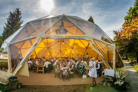 Dome Event Tent Rental Company Large Timber Geodome Tent Hire