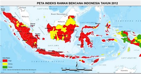 Portal Geografi Persebaran Wilayah Rawan Bencana Alam Di Indonesia My