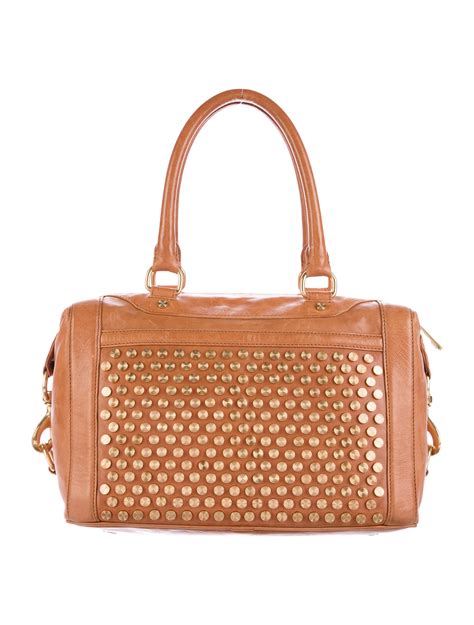 Rebecca Minkoff Studded Leather Shoulder Bag Handbags Wrm28325