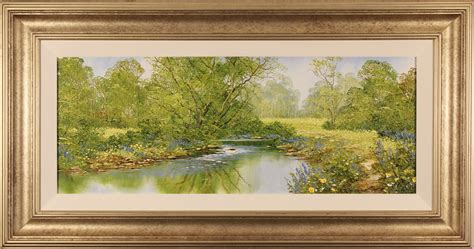 Terry Evans Original Oil Painting On Canvas Summer In Wharfedale