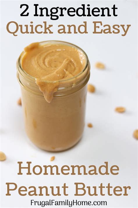 How To Make Peanut Butter Quick And Easy Recipe