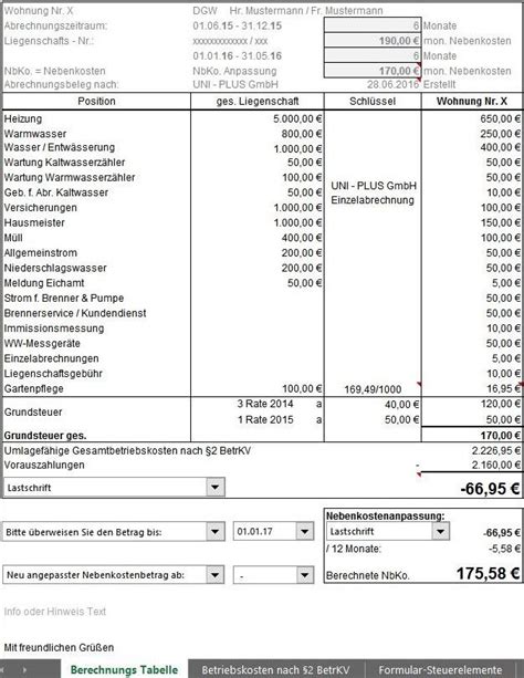 We did not find results for: Nebenkostenabrechnung einer Eigentumswohnung in Excel