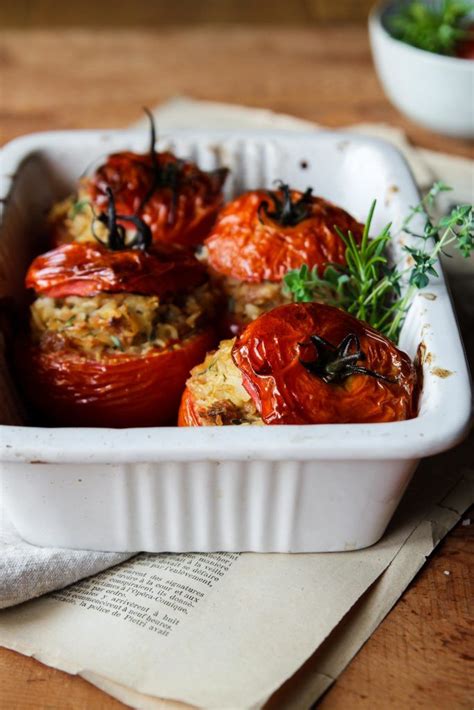 Tomates farcies vegan sans gluten