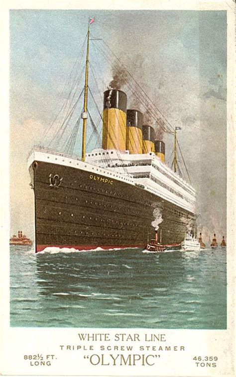 Wtr 2 White Star Line Oceanliner 1915 Vintage Water Travel Posters