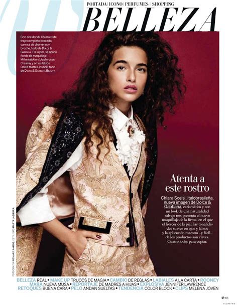 Belleza Real In Woman Madame Figaro Spain With Chiara Scelsi Wearing