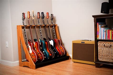 Modular Guitar Racks Designed For The Living Room Guitar Storage