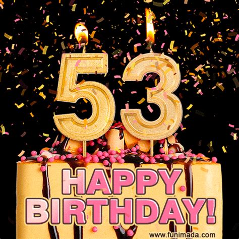 Happy 53th Birthday Animated S