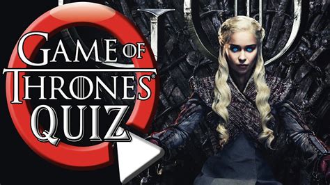 Best Of Game Of Thrones Quiz Youtube