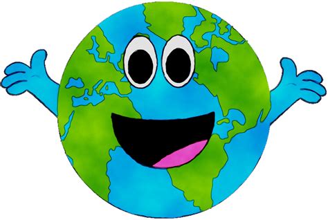 Earth Day Image Illustration Clip Art Cartoon Earth Day Drawing Png