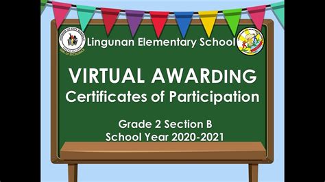 Virtual Awarding Certificates Of Participation Youtube