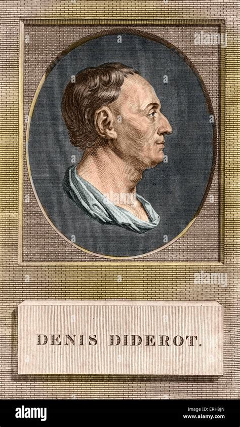 Denis Diderot French Enlightenment Writer And Philosopher And General