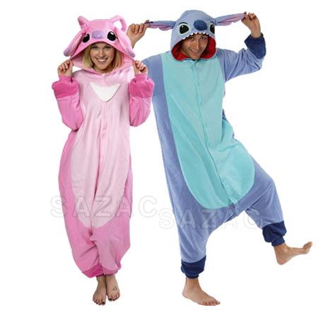 Lilo And Stitch Stitch And Angel Couple Onesies Alice In Onesieland
