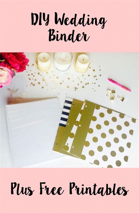 Diy Wedding Planner Binder Printables