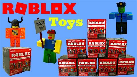 Roblox Toys Minifigures Unboxing And Toy Review Blind Boxes Opening