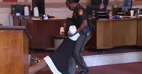 Former Dem Judge Has To Be Dragged Out Of Courtroom After Being