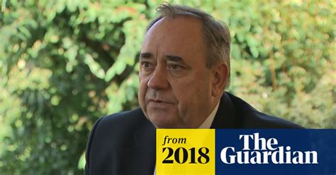 I Haven T Harassed Anyone Alex Salmond Denies Sexual Misconduct Allegations Video