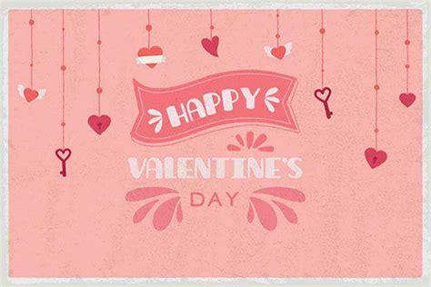 Free Cute Valentines Day Cards Templates Ai And Eps