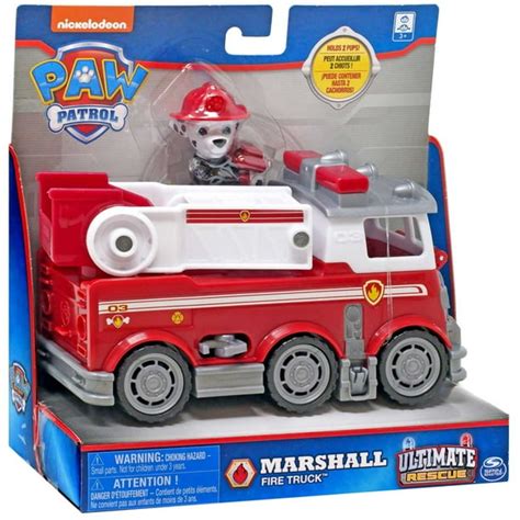 Paw Patrol Ultimate Rescue Marshall Fire Truck Vehicle And Figure