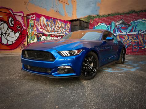 Ford Performance Tuned Lightning Blue Premium Gt Six Speed Black