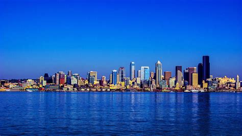 Seattle Skyline 4k