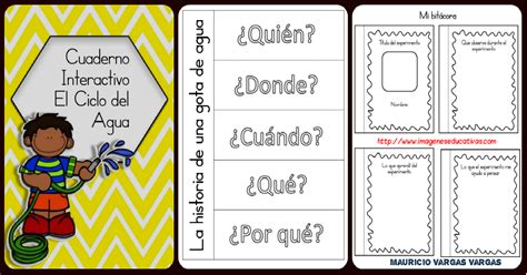 Arcoiris, juegos educativos online en. Magnifico Cuaderno Interactivo Ciclo del Agua - Imagenes ...