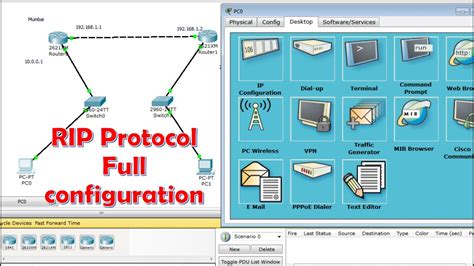 Connect Two Routers Using RIP Protocol How To Configure RIP Protocol Full Tutorial YouTube
