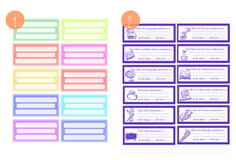 Crear Etiquetas Para Cuadernos Escolares Imagui