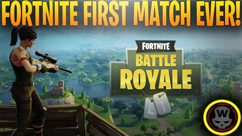 Fortnite Battle Royale First Match Ever Free To Play Gameplay