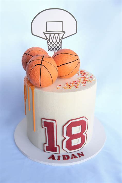 Basketball Birthday 🏀 Basketball Birthday Cake Basketball Cake Basketball Birthday