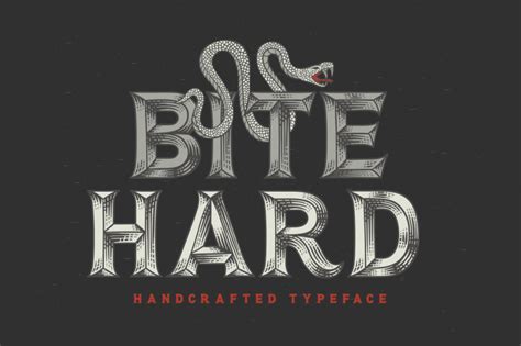 Bite Hard Font By Gleb Natasha Guralnyk Thehungryjpeg