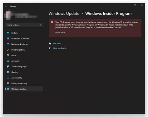 Microsoft Pushing Unsupported Windows 11 Pcs Out Of The Insider Program