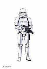 Stormtrooper Darth sketch template