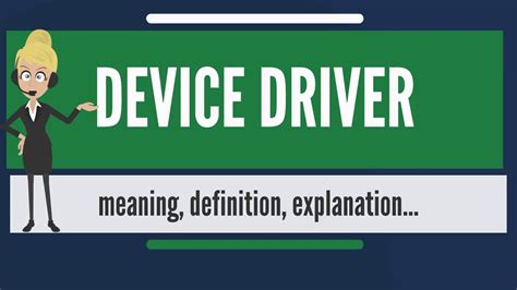 But what if we have already captured a lot and the storage capacity is not enough anymore? What is DEVICE DRIVER? What does DEVICE DRIVER mean ...