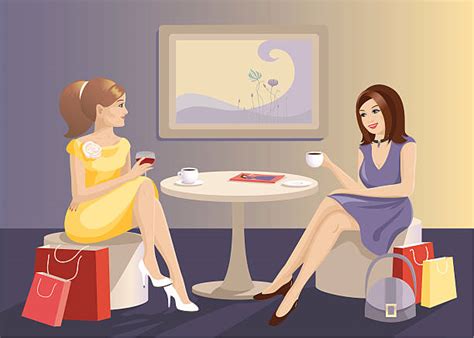 Best Two People Talking Casual Illustrations Royalty Free Vector
