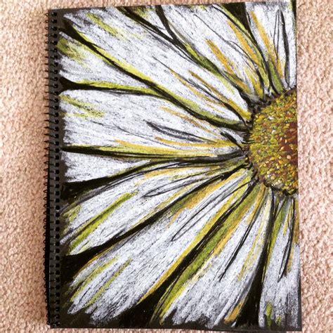 Think Spring Oil Pastels On Black Paper Art Instagram Page Myself
