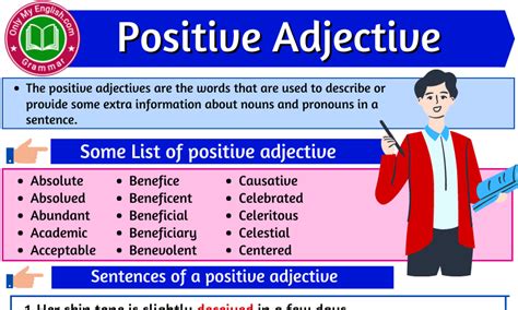 Positive Adjectives Definition Examples List Onlymyenglish Com