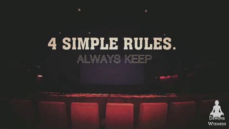 4 Simple Rules Youtube