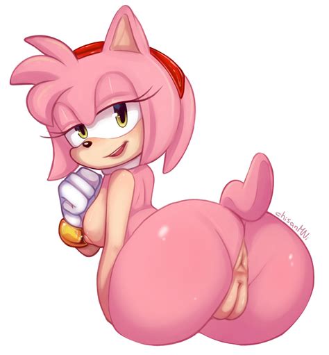 Rule 34 1girls 2021 5 Fingers Amy Rose Animal Ears Anthro Anthrofied