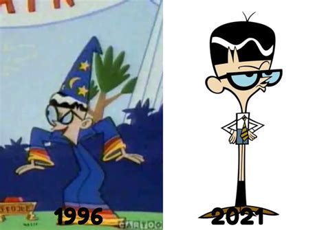 Mandark From Dexters Laboratory Then And Now Vs