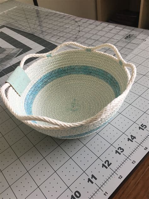 Pin By Sally Baldi On Cotton Cording Rope Baskets Coiled Fabric