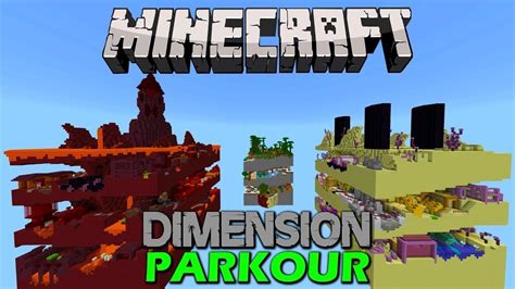 Playing Minecraft Dimension Parkour Mapparkour For First Timenice Map