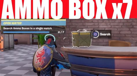 Search Ammo Boxes In A Single Match Fortnite Chapter 2 Ammo Box