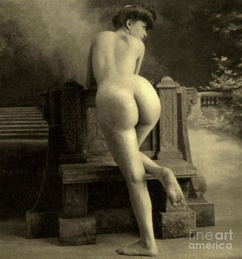 Female Nude Circa 1900 Photograph By French School Pixels
